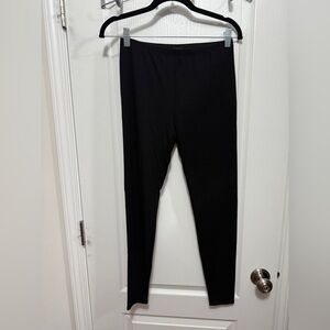 Eileen‎ Fisher Viscose Jersey Ankle Leggings Women’s XS Black Classic minimalist